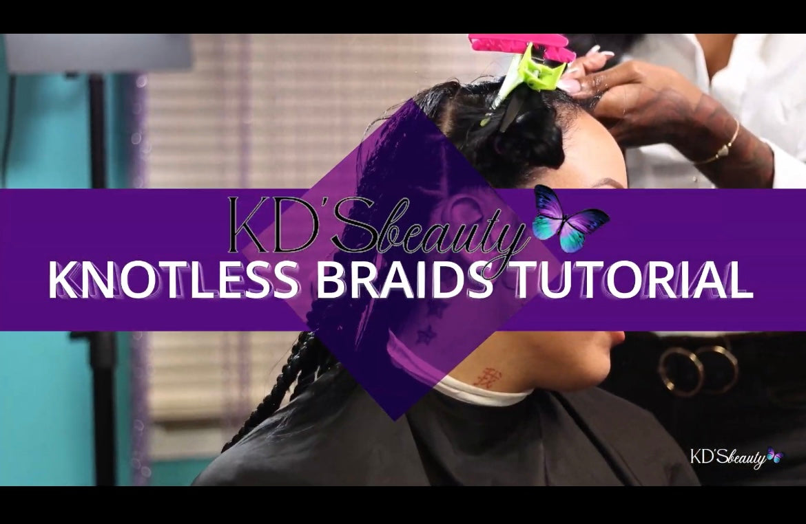 Virtual Knotless Braid Tutorial – KD's Beauty Bar